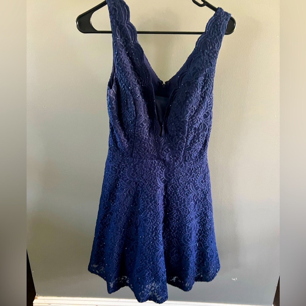 Navy Blue Sparkle Dress